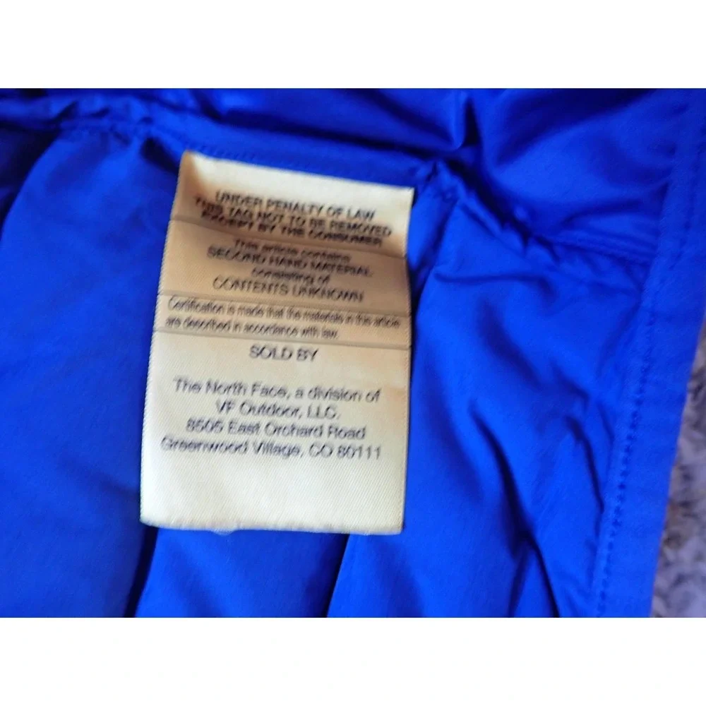 The North Face Puffer Jacket Boys XL 14/16 Blue Excellent 600 Down Insulated